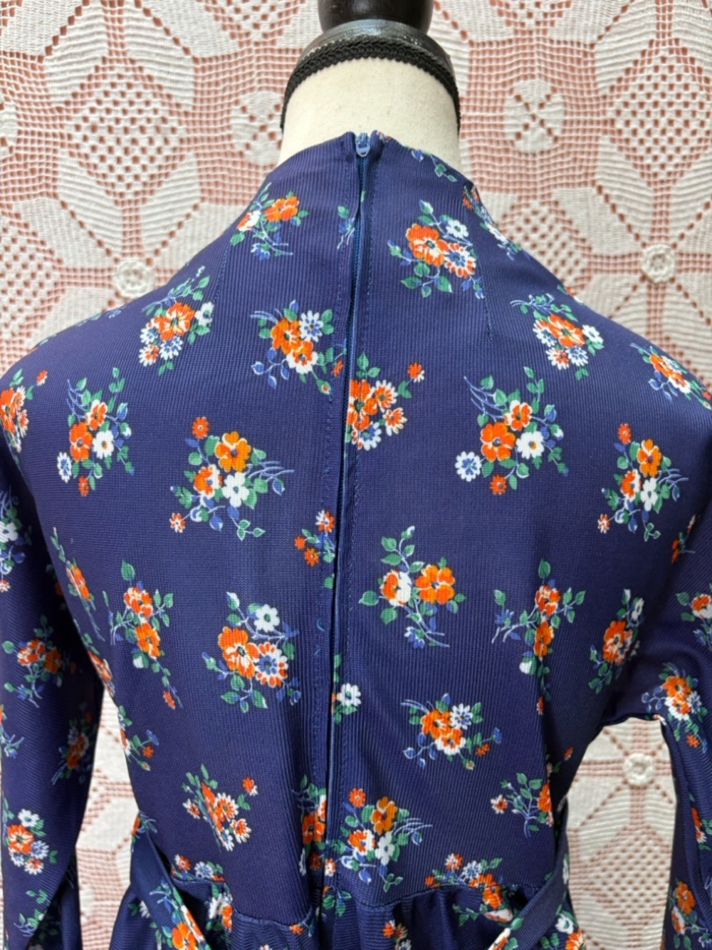 Vintage Mary Jane Floral Prairie Maxi Dress Size 8 - Picture 9 of 13